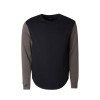 Men-Fashionable-Stylish-Contrast-Sleeve-Sweater-Sweatshirt