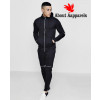 Men-High-Quality-Skinny-Fit-Biker-Zipper-Hooded-Tracksuit