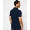Men-Navy-Blue-Zipper-Polo-Shirt