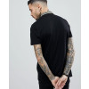 Men-With-Gold-Metallic-Collar-Taping-In-Black-Polo-Shirt