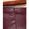 New-Brown-Leather-Mini-Skirt