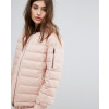 New-Hot-Selling-Women-Fashion-Quilted-Padded-Jacket-In-Pink
