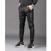 New-Men-Hot-Seeling-Custom-Faux-Leather-Trousers-Pants-Trendy-Slim