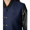 New-True-Religion-Women's-Richie-Varsity-Jacket-Leather-Wool