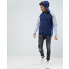 Pullover-With-Nep-Raglan-Sleeves-In-Navy-Hoodie