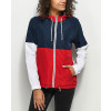 Red--White-&-Blue-Lined-Windbreaker-Jacket