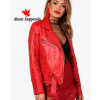Sheep-Red-Leather-Biker-Jacket