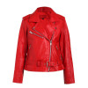 Sheep-Red-Leather-Biker-Jacket