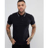 Slim-Fit-Twin-Tipped-Polo-Shirt-In-Black