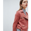 Suedette-Biker-Jacket-with-Gold-Details