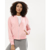 Women-Pink-Satin-Cropped-Bomber-Varsity-Jacket