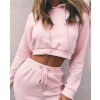 Women-Tracksuit-Cropped-Tops-Pullover-Hoodies-Drawstring-Pants-Patchwork-Sport-Running-Fitness-Suit