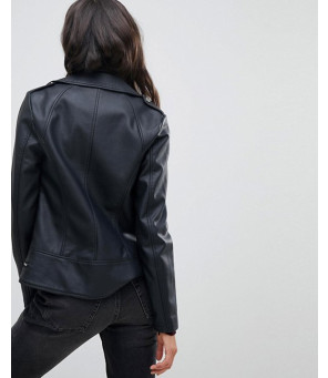Women-High-Quality-Custom-Leather-Look-Biker-Jacket