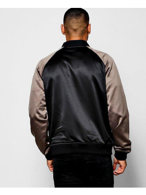 Black-Satin-Bomber-Jacket-with-Contrast-Raglan-Sleeves-Varsity-Jacket