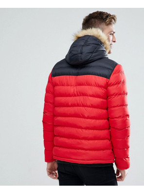 Colour-Block-High-Made-Of-About-Apparels-Puffer-Jacket-In-Red