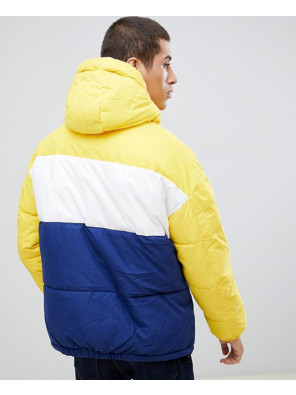 High-Quality-Hooded-Puffer-Jacket-Color-Block-Regular-Fit-In-Yellow-Blue