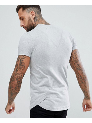 Men-Longline-Muscle-Fit-T-Shirt-In-Grey