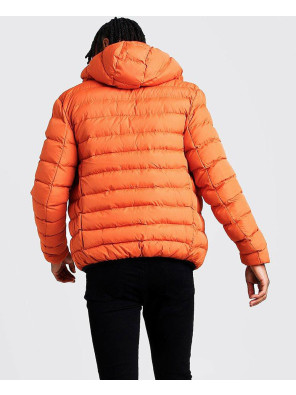 Men-Orange-Quilted-Zipper-Through-Jacket-With-Hood