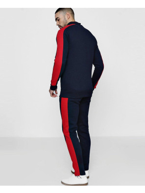 Skinny-Fit-Funnel-Neck-Tracksuit-With-Side-Panel