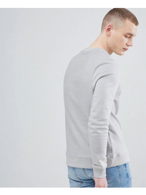 Sweatshirt-With-Pocket-In-Grey