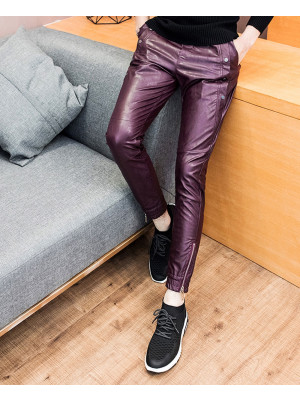 New-Fashion-Men-Pants-Skinny-Motorcycle-Slim-Fit