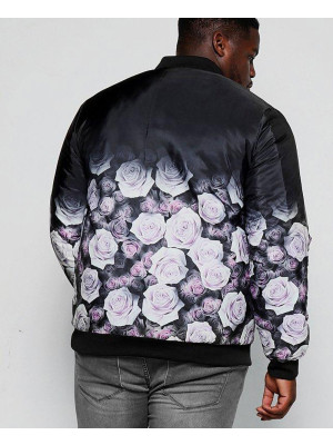 Sublimetion-Big-And-Tall-Black-Rose-Ombre-Printed-Bomber-Varsity-Jacket