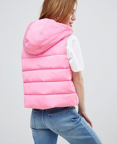 About Apparels Fashion Padded Quilted Gilet Jacket