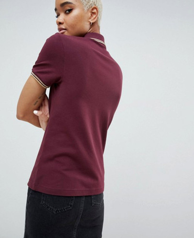 About Apparels Fashion Twin Tipped Polo Shirt With Metallic Trim