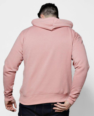 Big And Tall Half Zip Over The Head Hoodie