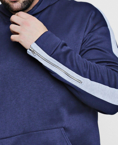 Big-And-Tall-Panel-Zip-Detail-Hoodie