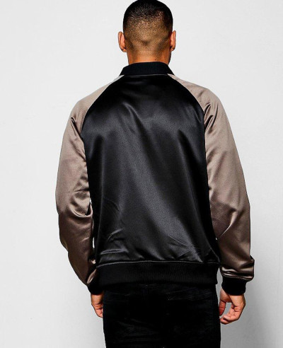 Black-Satin-Bomber-Jacket-with-Contrast-Raglan-Sleeves-Varsity-Jacket