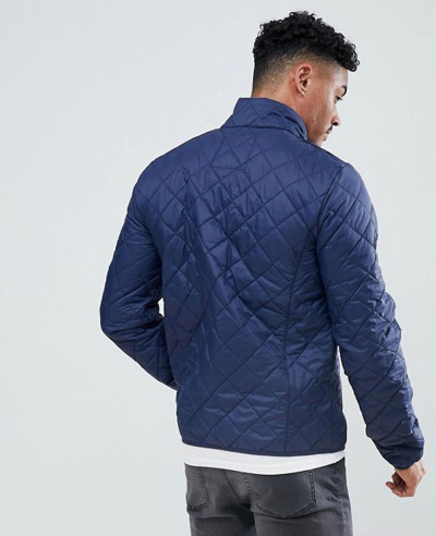 Blend Quilted Jacket in Navy