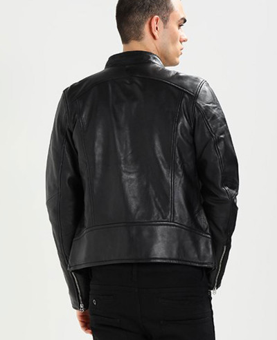 Classic-Men-Biker-Real-Leather-Jacket