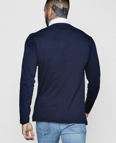 Colour Block Jersey Rugby Shirt