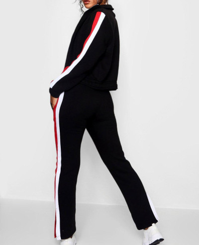 Fashion-Design-Athleisure-Stripe-Bomber-Tracksuit