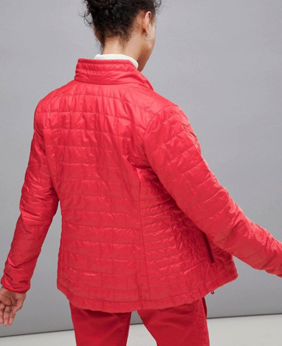 Fashion Puffer Padded Jacket In Red