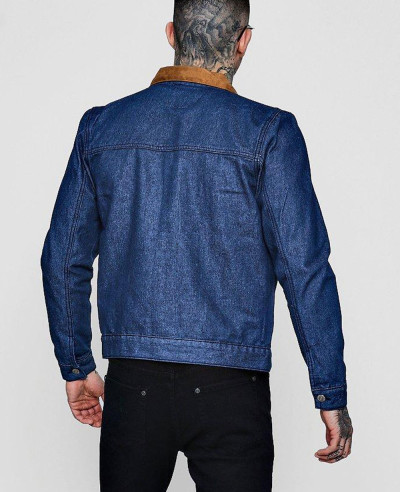 Faux-Suede-Collar-Denim-Trucker-Jacket