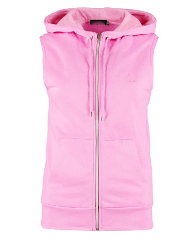 Fit-Sleeveless-Zipper-Through-Hoody