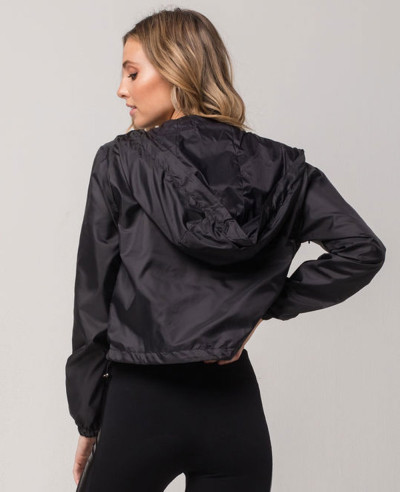 Full-Zipper-Women-Crop-Windbreaker-Jacket