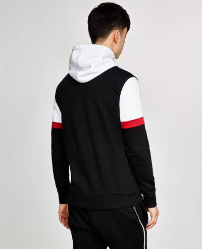 High Quality Men Black Hoodie