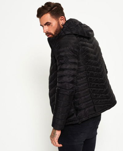 High Quality Men Black Padded Puffer Jacket