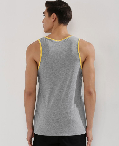 High Quality Men Custom Colour Block Tank Top