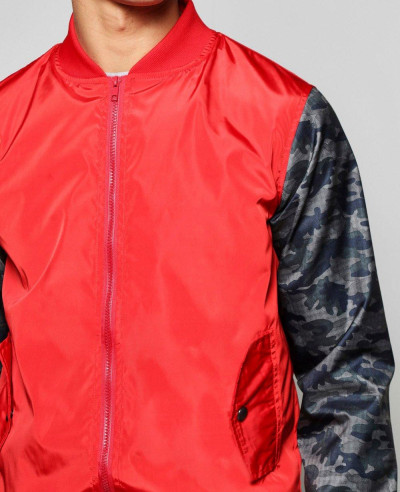 Lined-Nylon-Bomber-Jacket-With-Camo-Sleeves-Varsity-Jacket