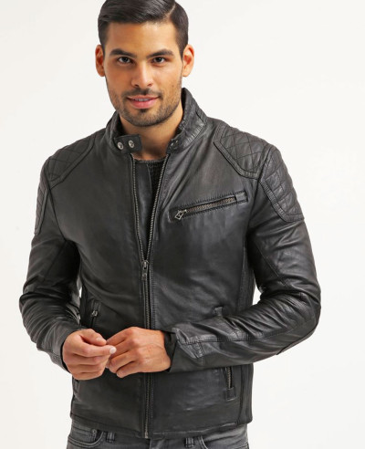 Men Biker Leather jacket