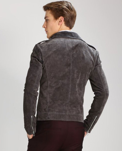 Men High Quality Custom Suede Leather jacket