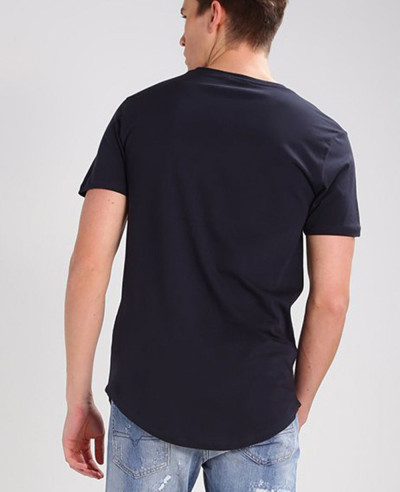 Men Longline Sport Custom Stylish Basic T Shirt