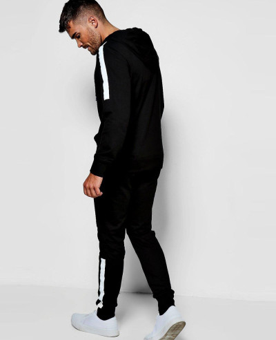 Men Most Selling Skinny Fit Biker Panel Tracksuits