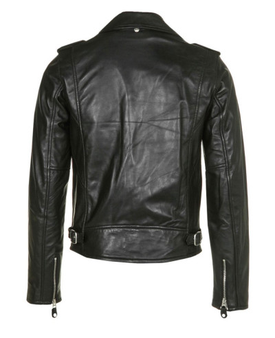 Men Shorts Sheep Leather Jacket