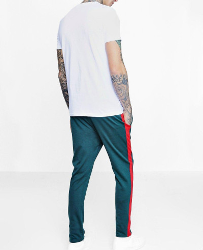 Men Skinny Fit Panel Joggers