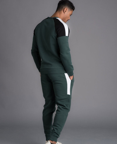 Men-Stylish-Best-Selling-Sweat-suit-With-Green-&-Black
